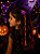 Presilha Chapéu com Trança Laranja – Acessório Halloween - Imagem 1