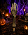 Estaca Decorativa Mão de Esqueleto Halloween 35cm - Imagem 1