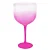 Taça Gin Acrílico Cristal Degradê Pink 650ml - Imagem 1