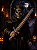 Espada Medieval Caveira 57cm – Acessório Temático - Imagem 1