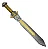 Espada Medieval Caveira 57cm – Acessório Temático - Imagem 2