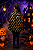 Capa Infantil com Estampas de Caveira Pirata Halloween Dourada 60cm - Imagem 1