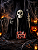 Assombração Animada Esqueleto na Caixa Halloween com Luz e Movimento – 44cm - Imagem 1