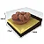 Caixa para Ovo de Páscoa 150g a 350g Elegance 19x17x10cm - Dourado e Marrom – 1 Unidade - Imagem 2
