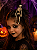 Presilha Halloween Esqueleto da Morte e Véu – 16cm - Imagem 1
