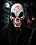 Máscara de Caveira com Capuz – Halloween - Imagem 1