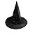 Chapéu de Bruxa em Cetim com Rosas e Penas – Fantasia e Decoração - Imagem 1