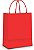 Sacola de Papel 8x14x7cm - Vermelho – 1 Unidade - Imagem 1
