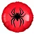 Balão Vermelho Aranha Decorativo – 45cm - Imagem 1