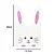 Sacolinha Plástica Coelha Rosa 22x12cm – Pacote com 10 Unidades - Imagem 2