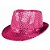 Chapéu Malandrinho Festa com Lantejoula - Pink - Imagem 1