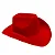 Chapéu Cowgirl Vermelho - Imagem 2
