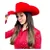 Chapéu Cowgirl Vermelho - Imagem 1