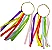 Brinco Argola com Fitas Coloridas – 1 Par - Imagem 2