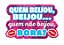 Plaquinha para Vestir “Quem Beijou, Beijou” Carnaval – 29x19cm - Imagem 2
