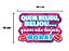 Plaquinha para Vestir “Quem Beijou, Beijou” Carnaval – 29x19cm - Imagem 3