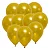 Balão Bexiga Pérola – Cor Ouro – 9 Polegadas (23cm) | Pacote com 25 Unidades - Imagem 1