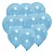 Balão Bexiga Pérola – Cor Azul Claro – 9 Polegadas (23cm) | Pacote com 25 Unidades - Imagem 1