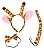 Kit Fantasia Girafinha – Gravata, Tiara e Rabinho - Imagem 1