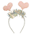 Tiara para Festa Coração Rosa – Acessório Decorativo - Imagem 1