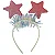 Tiara para Festa Estrela Rosa – Acessório Decorativo - Imagem 1