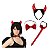 Kit Fantasia Diabinha – Gravata, Tiara e Rabinho - Imagem 2