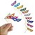 Palitos Decorativos Máscara Carnaval com Glitter – Kit com 10 Unidades - Imagem 1
