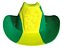 Chapéu Cowboy Brasil Verde e Amarelo – Acessório para Torcida e Festas - Imagem 2
