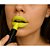 Batom Fluorescente para Festa Neon Amarelo – Cor Vibrante e Acabamento Cremoso - Imagem 1