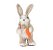 Coelho de Páscoa em Pé com Cenoura 23cm – Enfeite Decorativo em EVA - Imagem 1