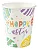 Copo de Papel Feliz Páscoa - 270ml - 10 Unidades - Imagem 1