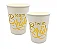 Copo de Papel Team Bride Metalizado Dourado 250ml – 8 Unidades - Imagem 1