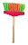 Mini Vassoura Infantil com Cabo 60cm – Cores Sortidas - 1 Unidade - Imagem 2
