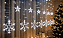Pisca Pisca Flocos de Neve Branco 3,5m com 26 Lâmpadas 110V – Iluminação Natalina Decorativa - Imagem 1