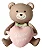 Balão Metalizado Urso Bear Coração Love You 105x66cm – Decoração Ursinho Romântico - Imagem 2