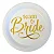 Prato de Papel Team Bride Metalizado Dourado 18cm – 8 Unidades - Imagem 1