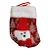 Mini Meia Enfeite de Natal para Pendurar – Bota Papai Noel 16x11cm - Imagem 3