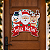 Enfeite de Porta Feliz Natal em EVA 27cm – Papai Noel, Rena e Boneco de Neve - Imagem 1