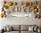 Faixa Decorativa Feliz Ano Novo Branca e Dourada 1,40m – Decoração de Réveillon - Imagem 2