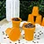 Copo para Docinho PS 60ml Laranja – Copinho Descartável para Doces e Doses 20 Unidades - Imagem 1