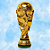 Balão Metalizado Troféu 51cm – Balão Decorativo para Premiações e Festas - Imagem 1