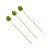 Palito para Petiscos de Bambu com Aplique 12cm – Pacote com 12 Unidades - Imagem 1