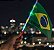 Bandeira do Brasil com Haste LED Piscante – Torcida e Festas - Imagem 2