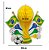 Enfeite em Papel para Pendurar Taça 3D Brasil 37cm – Decoração Copa do Mundo - Imagem 3