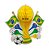 Enfeite em Papel para Pendurar Taça 3D Brasil 37cm – Decoração Copa do Mundo - Imagem 1