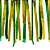 Varal de Fitas Plásticas Brasil Verde e Amarelo 10 Metros – Decoração Copa do Mundo - Imagem 2