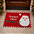 Tapete De Natal Noel 60x40cm Decorativo Divertido Poliéster - Imagem 1