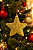 Pendente Estrela "Feliz Natal" Dourado – 10cm - Imagem 1