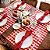 Caminho de Mesa Xadrez Vermelho 138x33cm – Decoração Festa Junina - 2 Unidades - Imagem 1