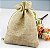 Sacos de Juta 17x13cm com Cordão – Kit com 10 Unidades - Imagem 1